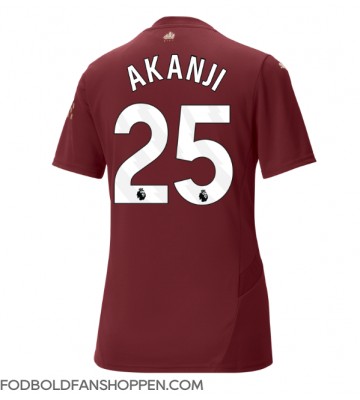 Manchester City Manuel Akanji #25 Tredjetrøje Dame 2024-25 Kortærmet